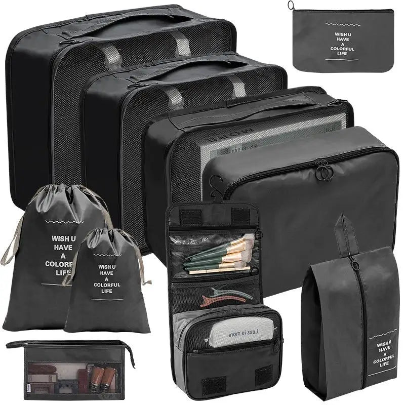 Conjunto de Organizadores de Viagem – 7/8/9/10 Peças, Arrumação para Mala, Bolsas