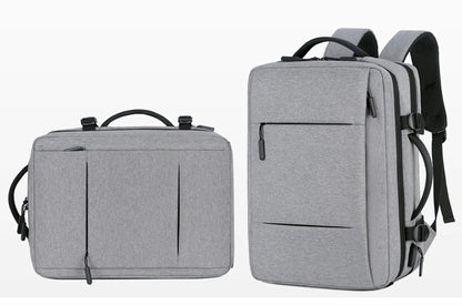 Mochila de Viagem e Trabalho – Impermeável, Expansível, com Porta USB e Compartimento para Notebook 15.6"moch