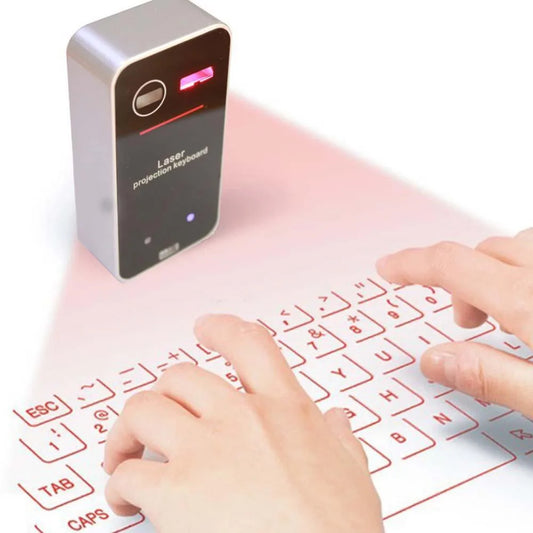 Projetor de Teclado Sem Fio Teclado Bluetooth