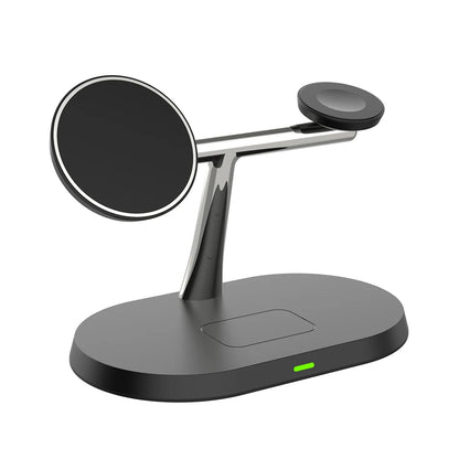 Carregador Sem Fio 3 em 1  Estação de Carregamento para iPhone  Apple Watch e AirPods