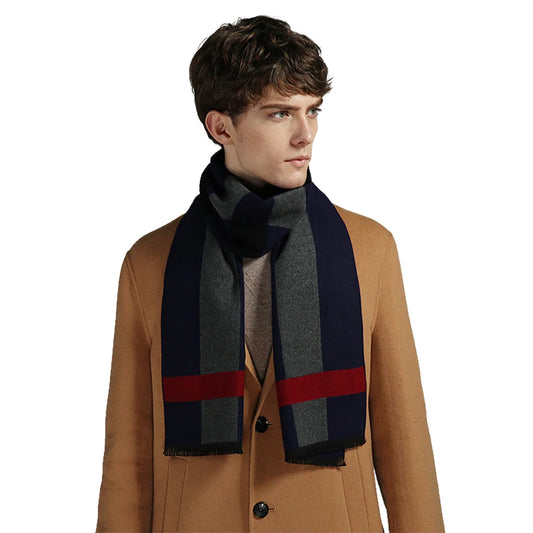 Cachecol Masculino Xadrez — Estilo e Conforto para os Dias Frios