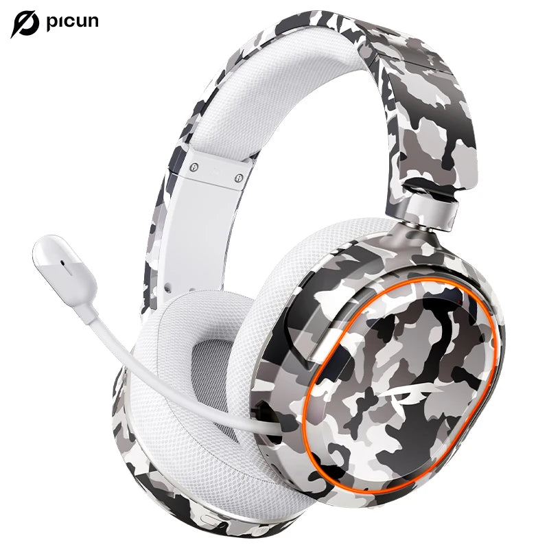Fone de Ouvido Gamer Sem Fio  - 7.1 Surround, Bluetooth 5.3 e Alta Duração de Bateria