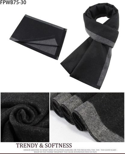 Cachecol Masculino Xadrez — Estilo e Conforto para os Dias Frios