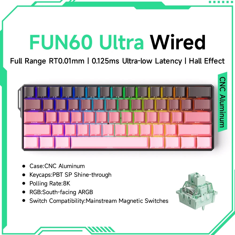 Teclado Mecânico  com Switch Magnético