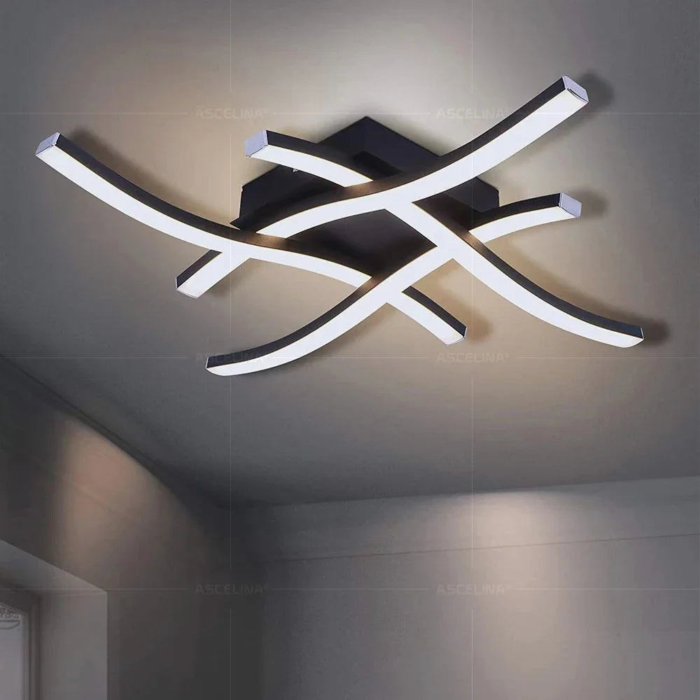 Luminária Lustre de Teto LED Moderna