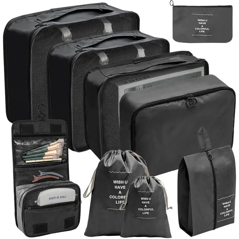 Conjunto de Organizadores de Viagem – 7/8/9/10 Peças, Arrumação para Mala, Bolsas
