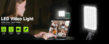 Portable LED Selfie and Video Light