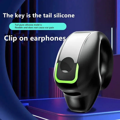 Fones de Ouvido  Condução Óssea Bluetooth com Microfone e Redução de Ruído