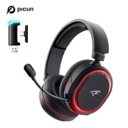 Fone de Ouvido Gamer Sem Fio  - 7.1 Surround, Bluetooth 5.3 e Alta Duração de Bateria