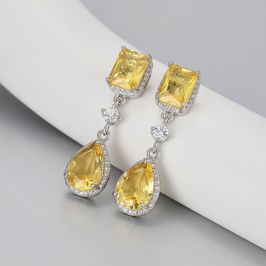 Brincos com Zircônias 