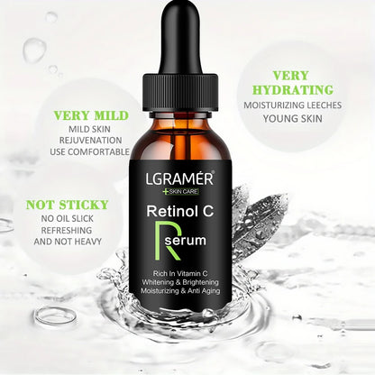 Sérum Facial com Retinol – Anti-Idade, Clareador e Firmador