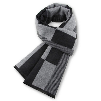 Cachecol Masculino Xadrez — Estilo e Conforto para os Dias Frios