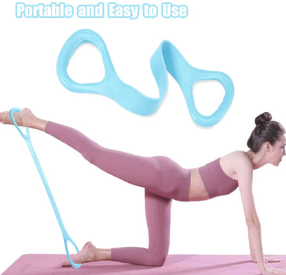 Faixa de Resistência para Exercícios  - Braços, Costas, Ombros, Yoga, Pilates e Fisioterapia