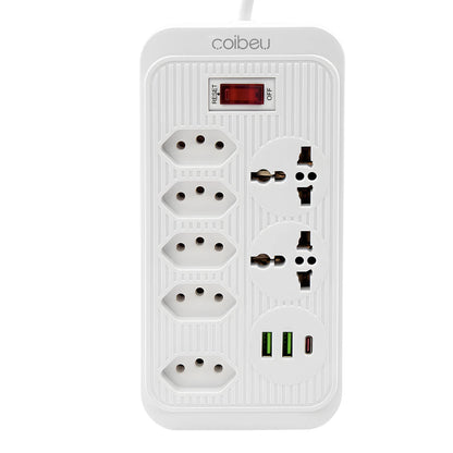 Régua Extensão de Tomadas e Porta USB