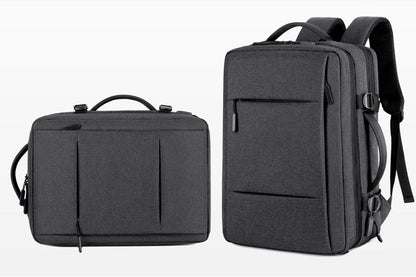 Mochila de Viagem e Trabalho – Impermeável, Expansível, com Porta USB e Compartimento para Notebook 15.6"moch