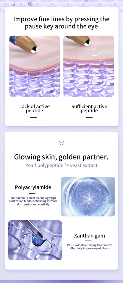 O'CHEAL Creme para Olhos com Esfera Roller – Anti-Idade & Anti-Olheiras