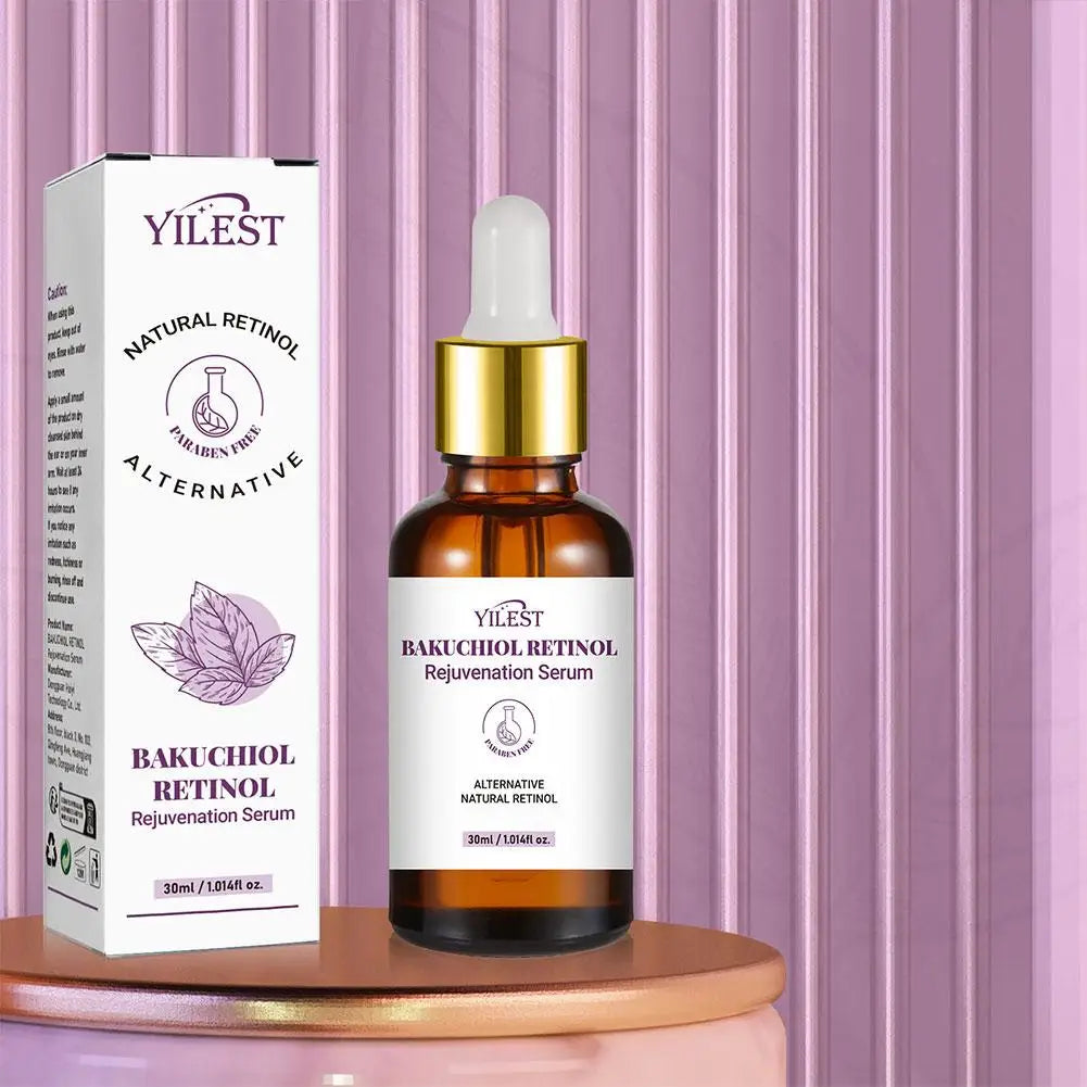 Sérum Facial Bakuchiol + Retinol & Vitamina C – Anti-Idade e Rejuvenescedor