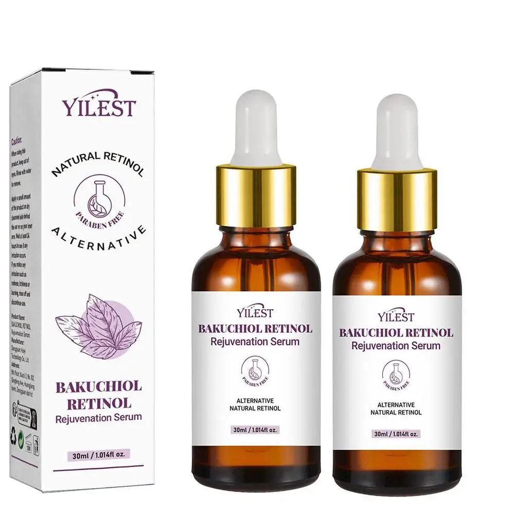 Sérum Facial Bakuchiol + Retinol & Vitamina C – Anti-Idade e Rejuvenescedor