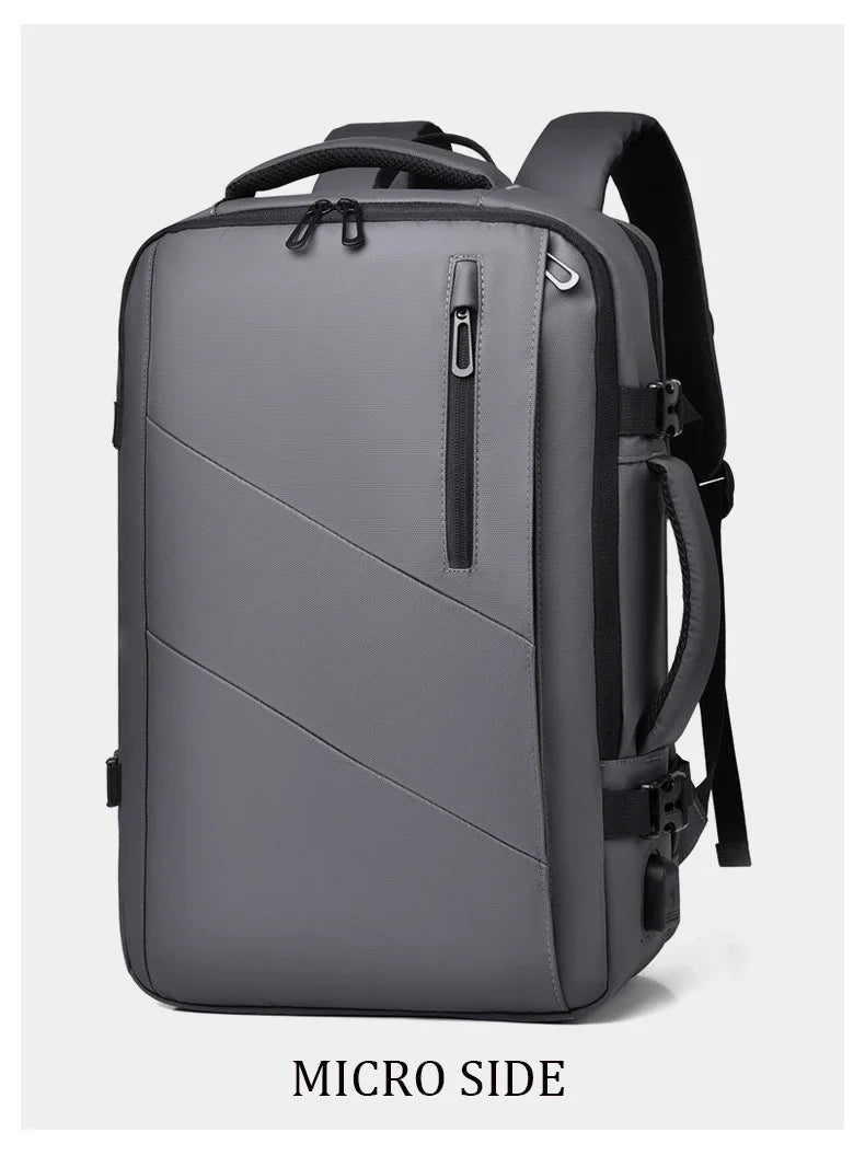 Mochila  – Impermeável, Expansível, com Porta USB e Compartimento para Notebook 15.6”
