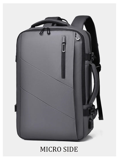 Mochila  – Impermeável, Expansível, com Porta USB e Compartimento para Notebook 15.6”