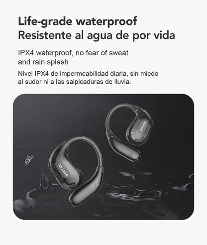 Fones de ouvido AI tradutor sem fio Bluetooth 5.4 135 Idiomas