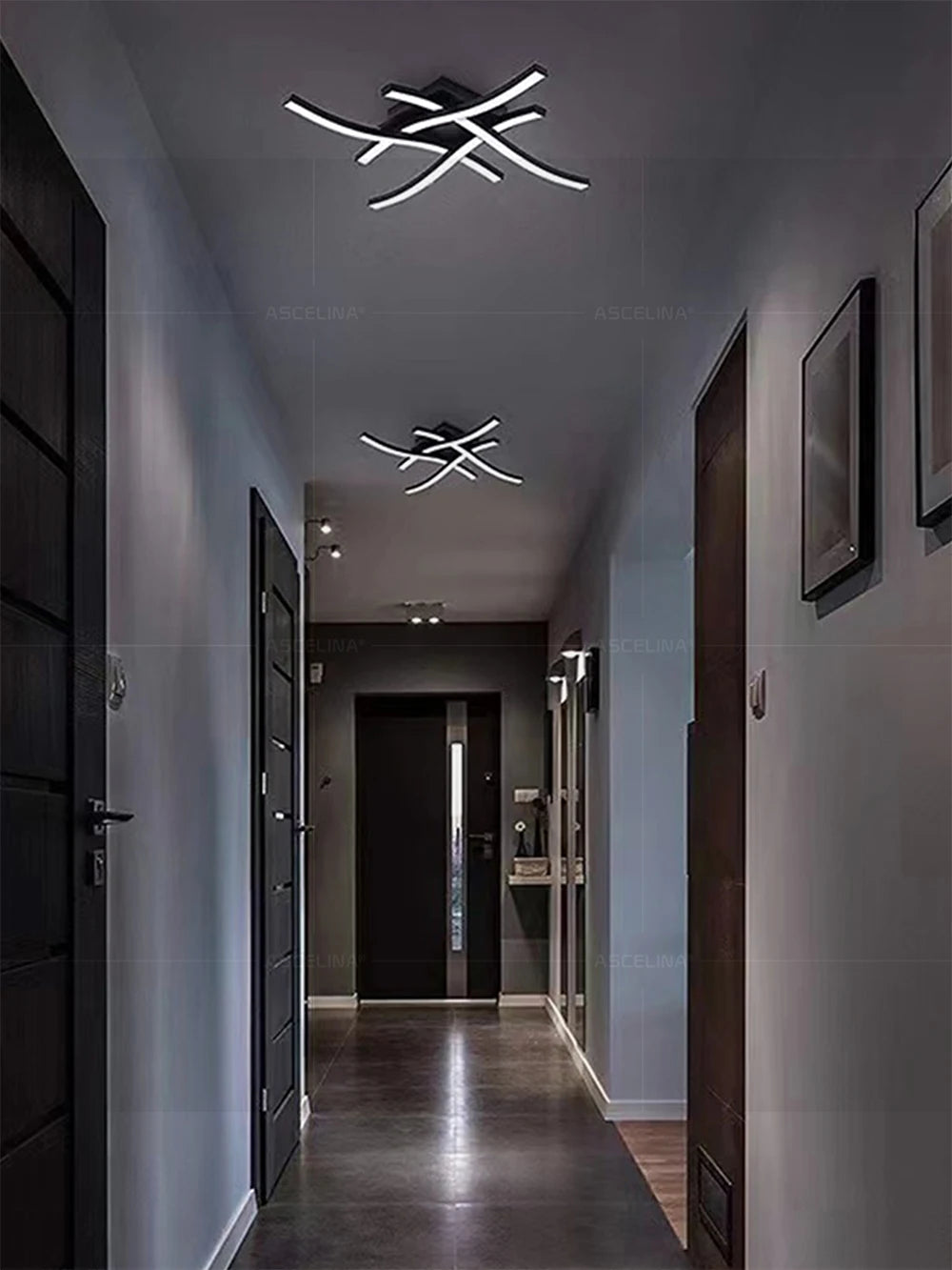 Luminária Lustre de Teto LED Moderna