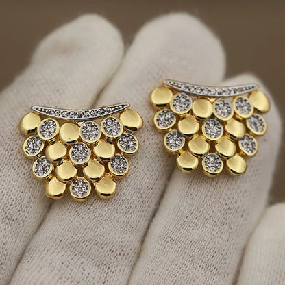 Brincos Cacho Zirconia