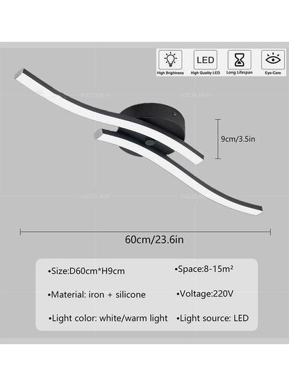 Luminária Lustre de Teto LED Moderna