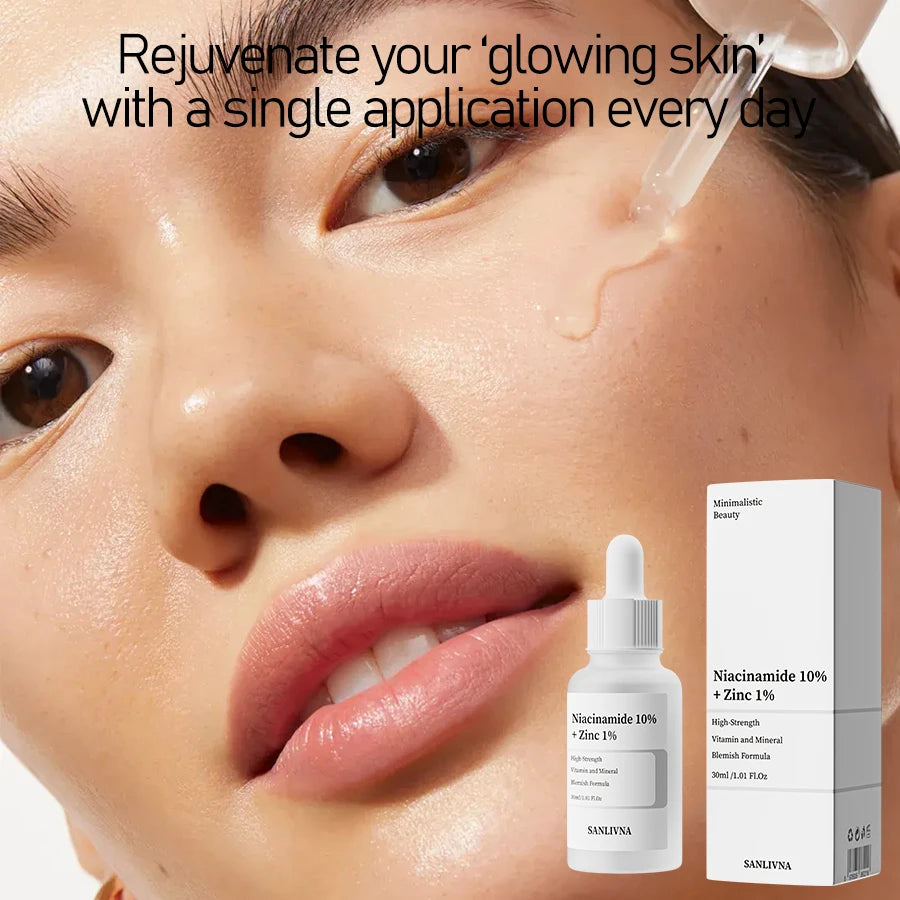 Sérum Facial AHA + BHA + Niacinamida & Hexapeptídeo – Esfoliante e Rejuvenescedor