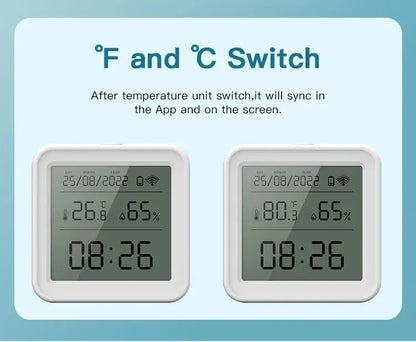 Smart Thermometer Humidity Sensor Wi-Fi