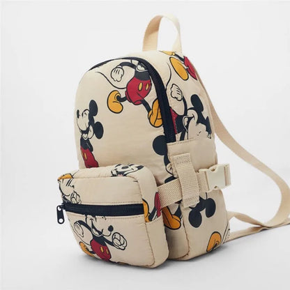 Mochila Nylon Infantil Disney Mickey Mouse