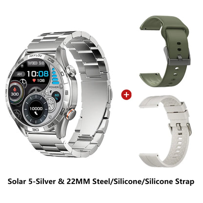 Smartwatch Solar 5 com Chamadas Bluetooth