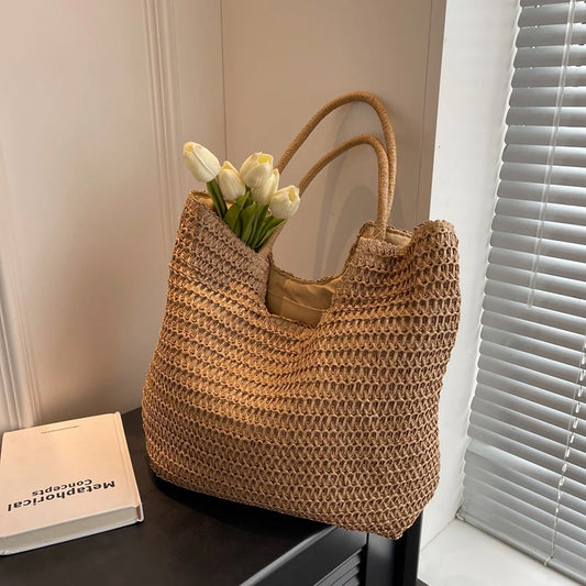 Bolsa Tote de Palha
