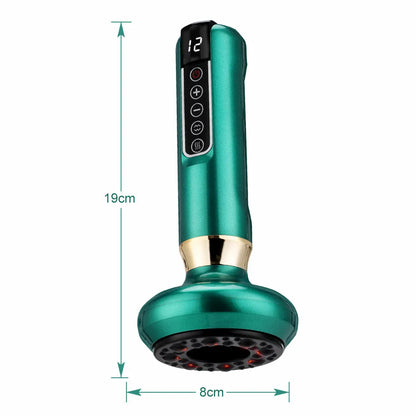 Massageador Elétrico com Ventosa e Aquecimento