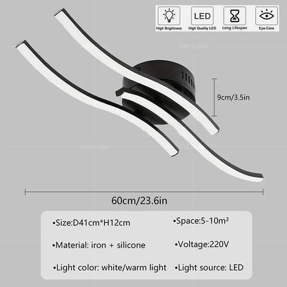 Luminária Lustre de Teto LED Moderna