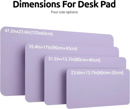Grande Mouse Pad  Protetor de Mesa Couro PU