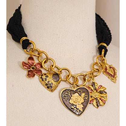 Colar Lace Preto