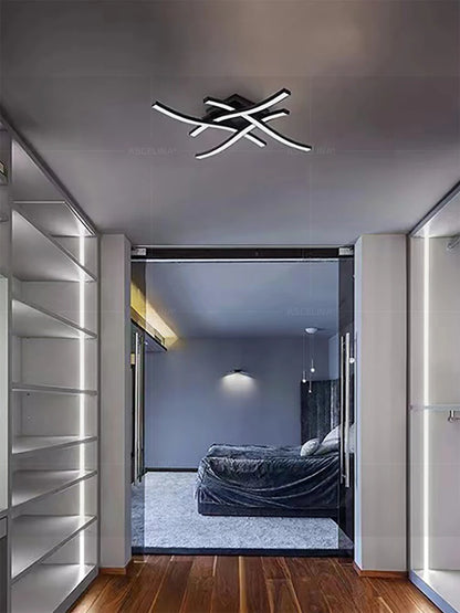 Luminária Lustre de Teto LED Moderna