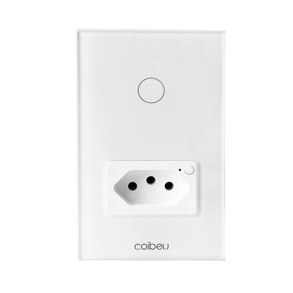 Interruptor Tomada inteligente touch wi fi com Neutro