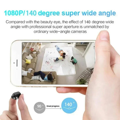 Câmera  1080P HD Wi-Fi Movimento Visão Noturna Sem Fio