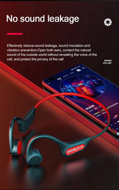 Fone de Ouvido Lenovo X4 Condução Óssea Microfone
