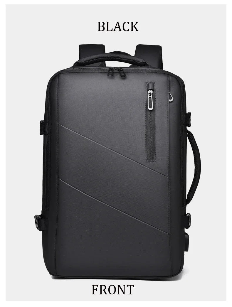 Mochila  – Impermeável, Expansível, com Porta USB e Compartimento para Notebook 15.6”