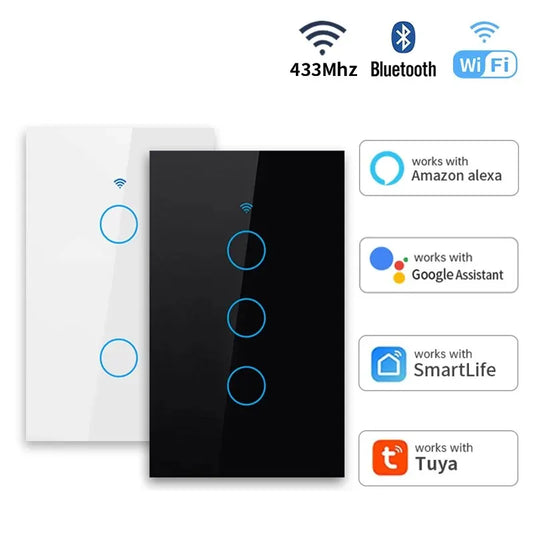 Interruptor de Luz Inteligente com sensor de toque Smart Home