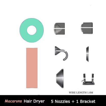 Secador de cabelo portátil  íon negativo