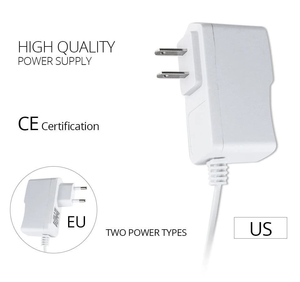 Tira LED Flexível DC 12V com Sensor de Movimento – Luz Noturna de Emergência para Armário, Cozinha e Cama