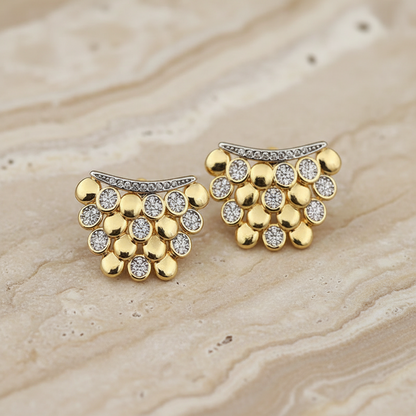 Brincos Cacho Zirconia