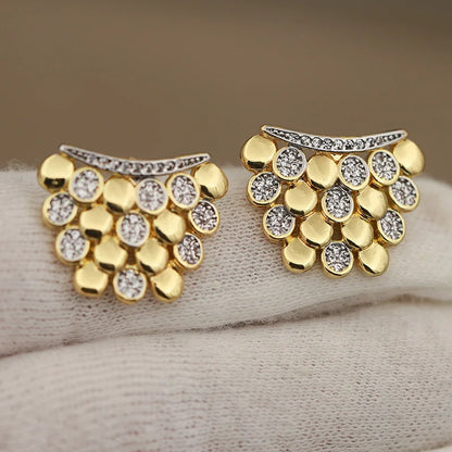 Brincos Cacho Zirconia
