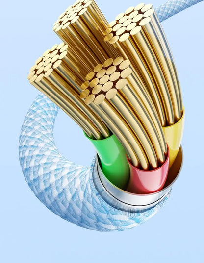 Cabo Carregamento Rápido 3 em 1 Type C