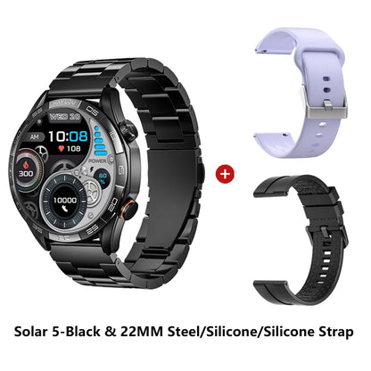 Smartwatch Solar 5 com Chamadas Bluetooth