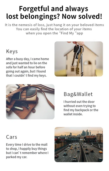 Rastreador Localizador Bluetooth GPS para Apple Find My